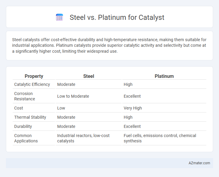 Steel vs. Platinum for Catalyst - What is The Difference?