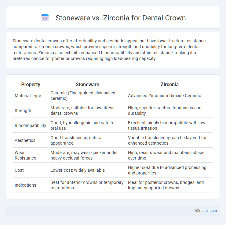 Stoneware vs. Zirconia for Dental Crown - What is The Difference?