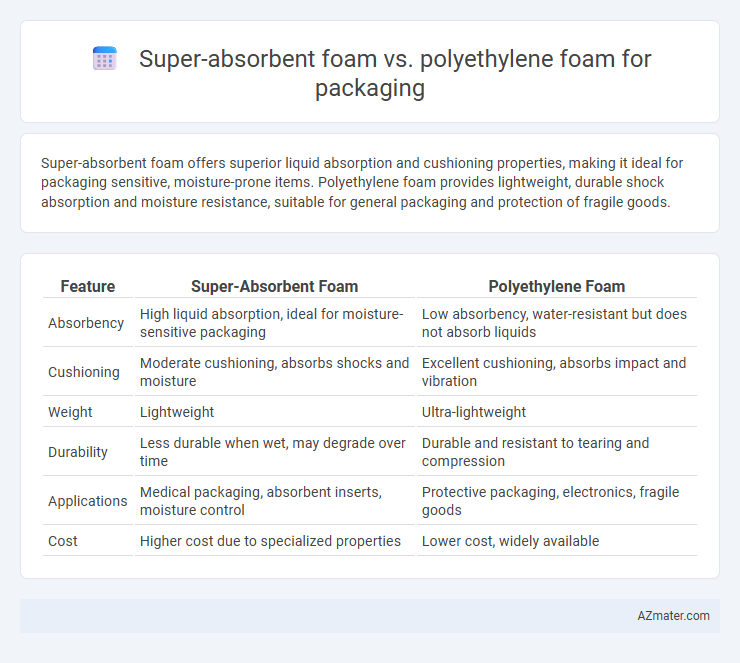 Super-absorbent foam vs. polyethylene foam for packaging - What is The Difference?