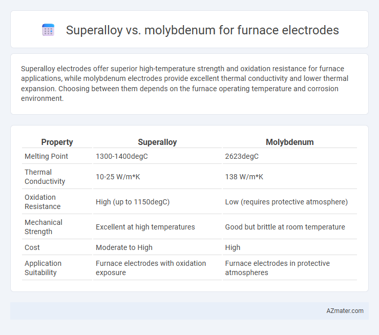 Superalloy vs. molybdenum for furnace electrodes - What is The Difference?