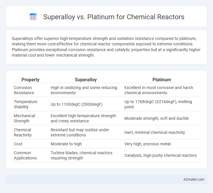 Superalloy vs. Platinum for Chemical Reactors - What is The Difference?