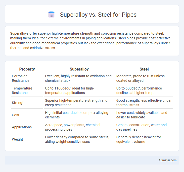 Superalloy vs. Steel for Pipes - What is The Difference?