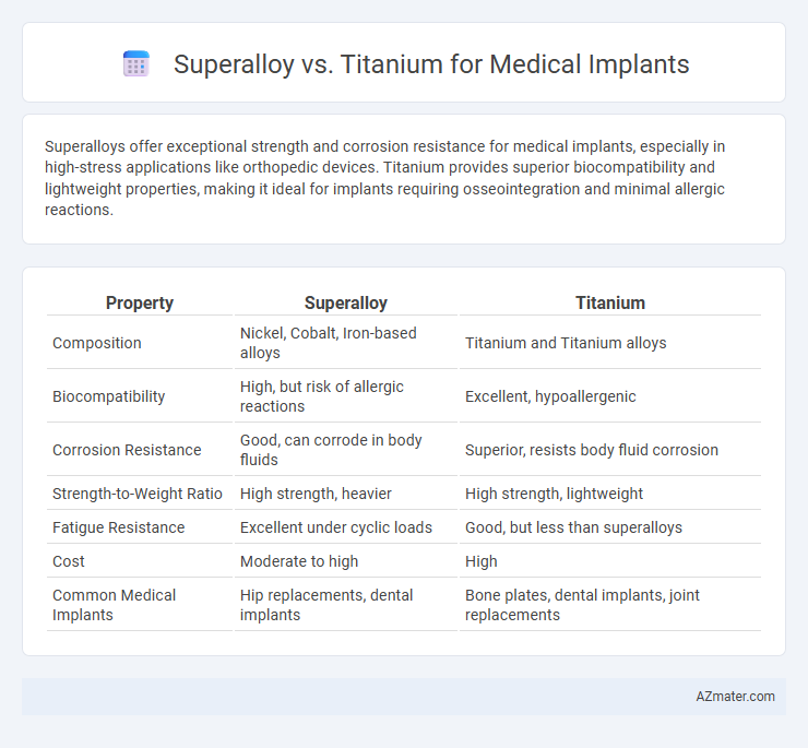 Superalloy vs. Titanium for Medical Implants - What is The Difference?