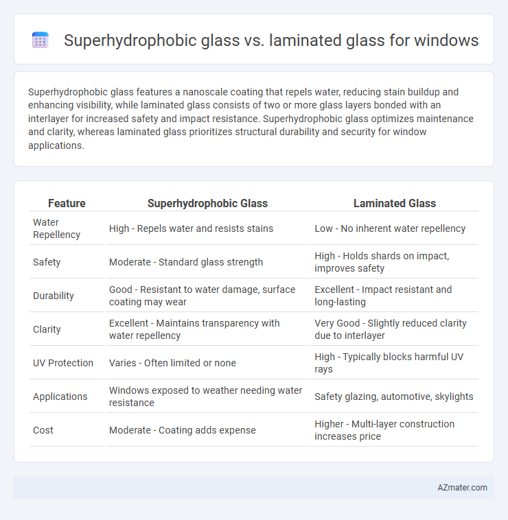 Superhydrophobic glass vs. laminated glass for windows - What is The Difference?