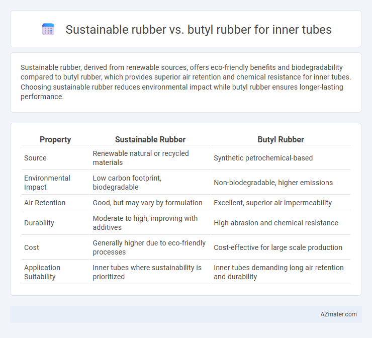 Sustainable rubber vs. butyl rubber for inner tubes - What is The Difference?