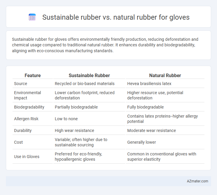 Sustainable rubber vs. natural rubber for gloves - What is The Difference?