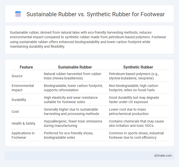 Sustainable Rubber vs. Synthetic Rubber for Footwear - What is The Difference?