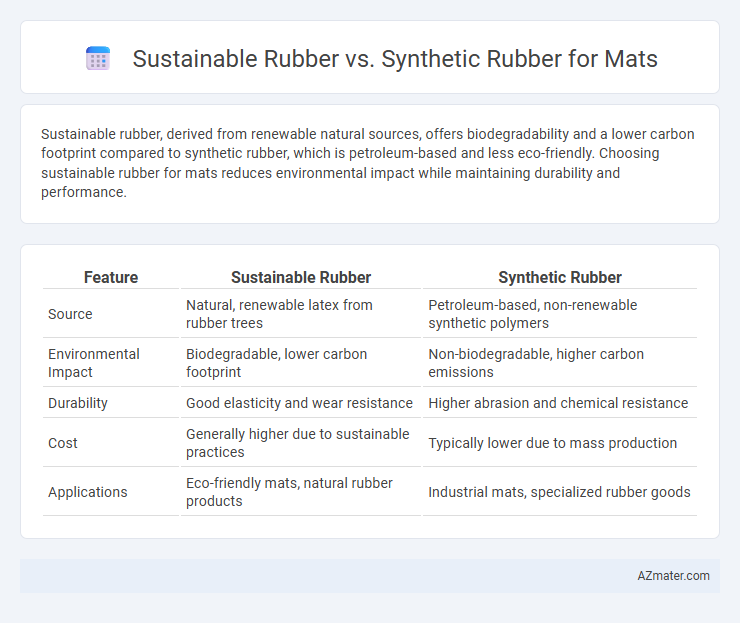 Sustainable Rubber vs. Synthetic Rubber for Mats - What is The Difference?
