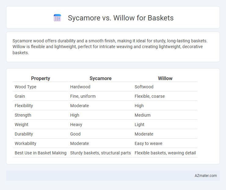 Sycamore vs. Willow for Baskets - What is The Difference?
