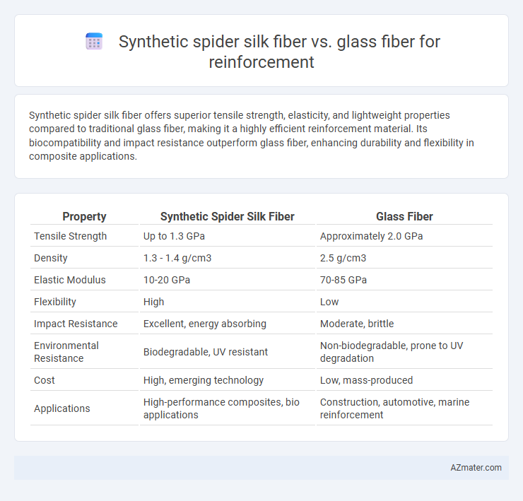 Synthetic spider silk fiber vs. glass fiber for reinforcement - What is The Difference?