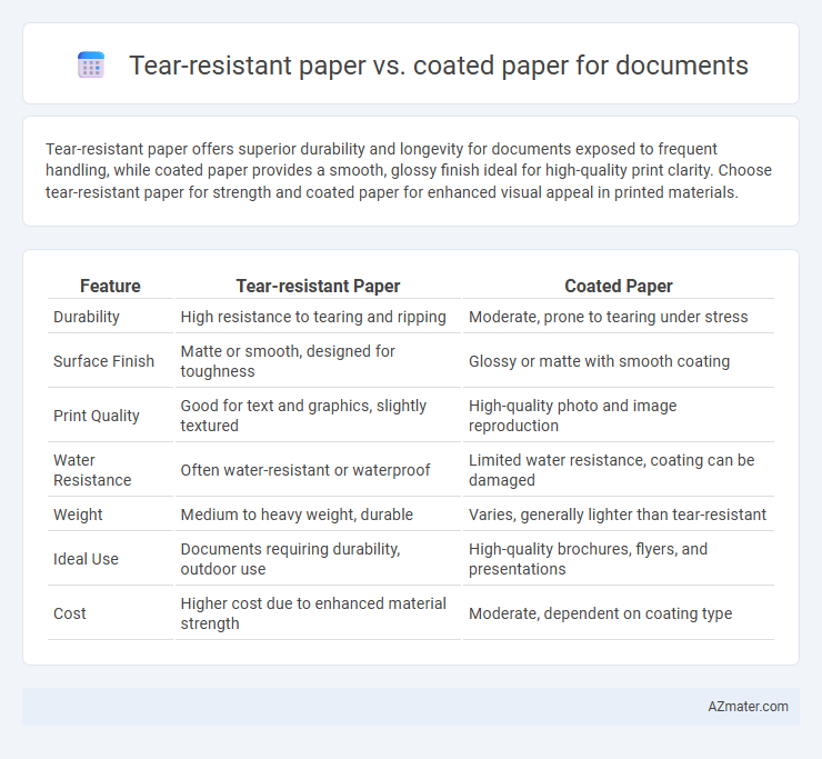 Tear-resistant paper vs. coated paper for documents - What is The Difference?