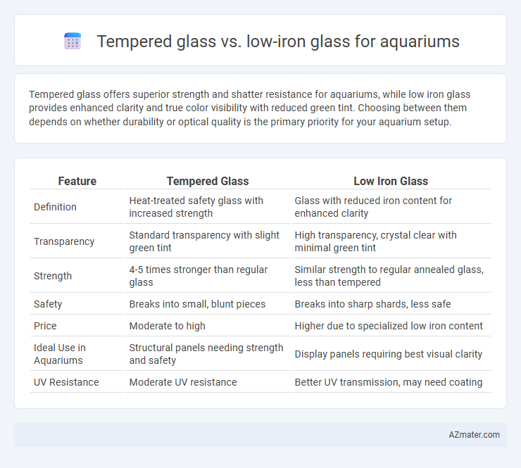 Tempered glass vs. low-iron glass for aquariums - What is The Difference?