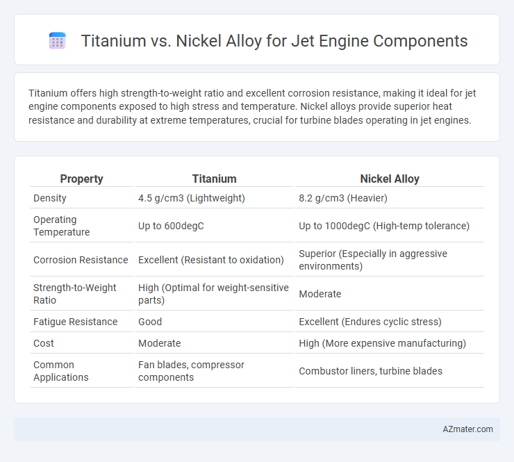 Titanium vs. Nickel Alloy for Jet Engine Components - What is The Difference?
