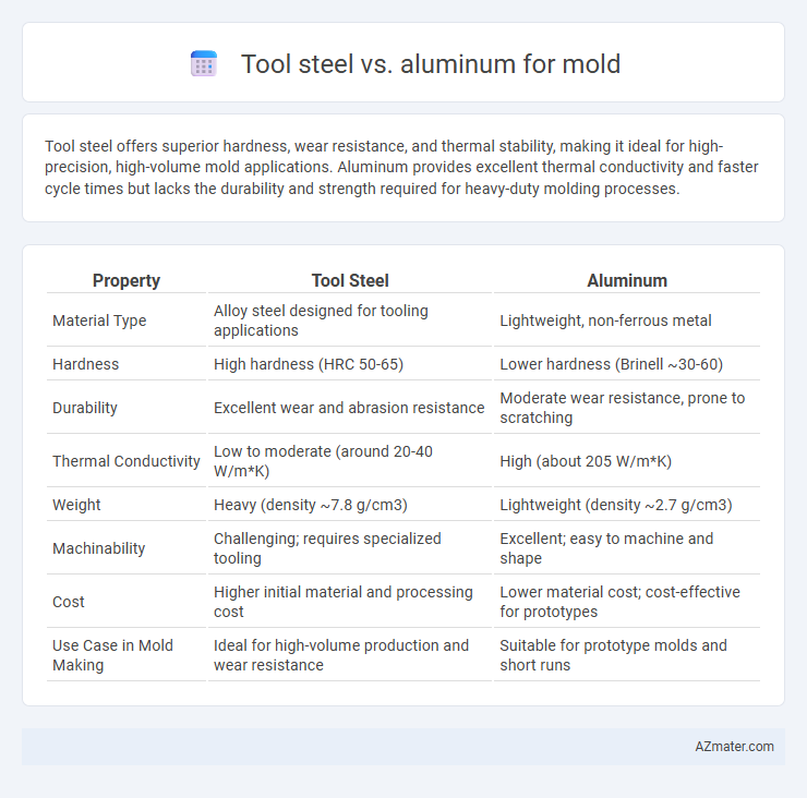Tool steel vs. aluminum for mold - What is The Difference?