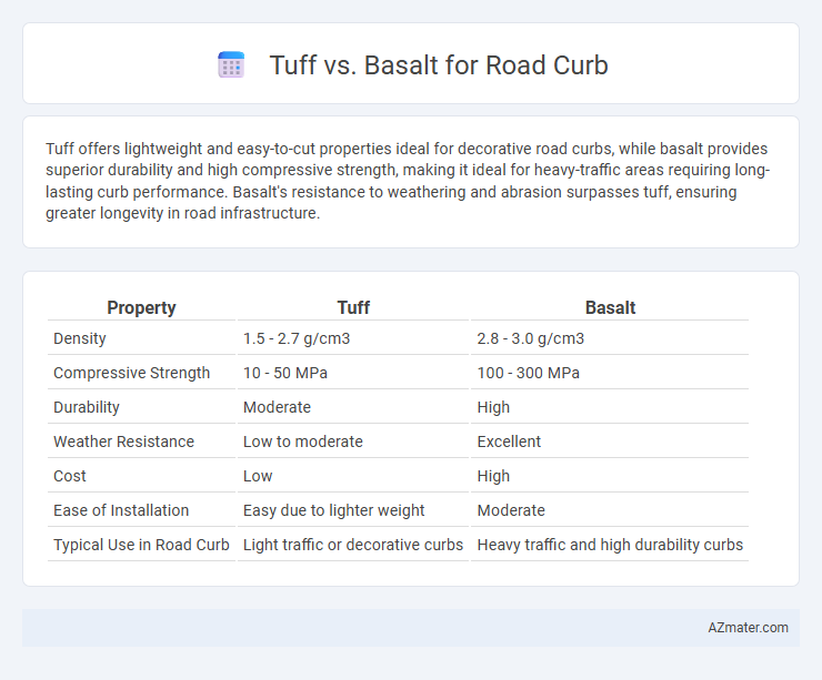 Tuff vs. Basalt for Road Curb - What is The Difference?