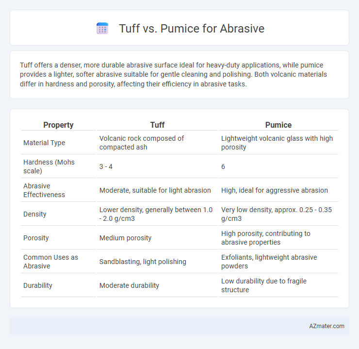 Tuff vs. Pumice for Abrasive - What is The Difference?