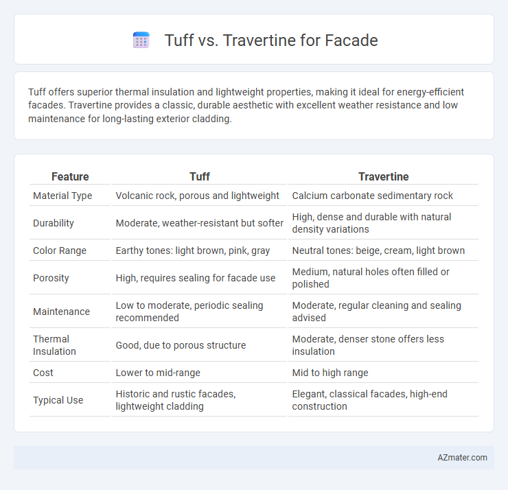 Tuff vs. Travertine for Facade - What is The Difference?