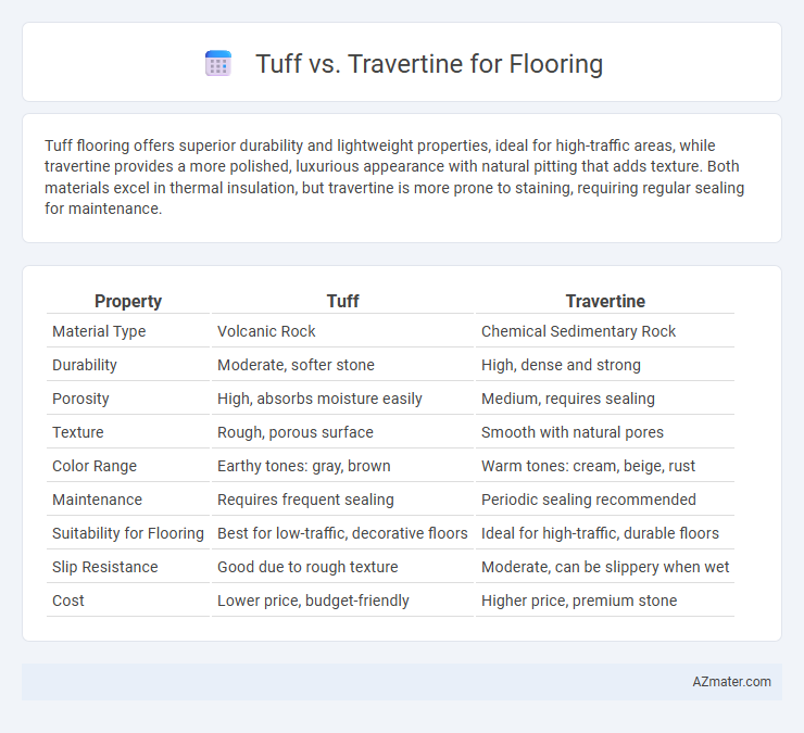 Tuff vs. Travertine for Flooring - What is The Difference?