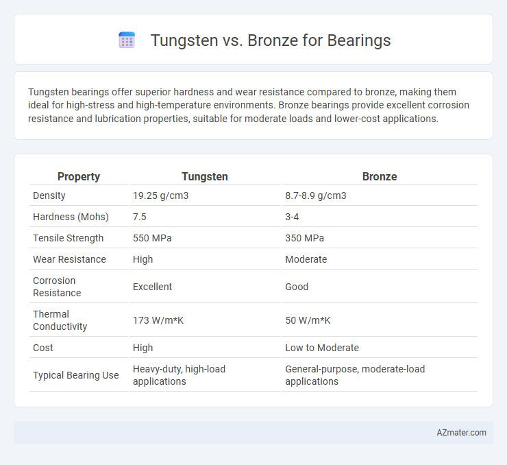 Tungsten vs. Bronze for Bearings - What is The Difference?