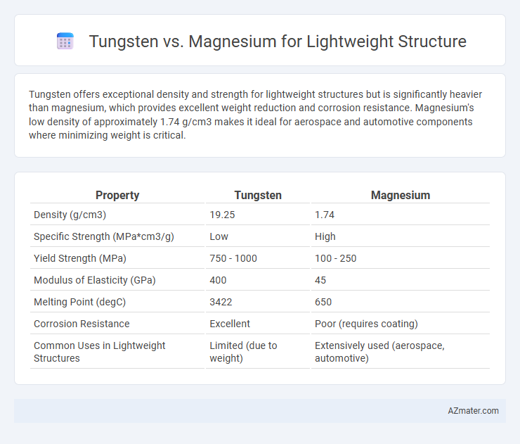 Tungsten vs. Magnesium for Lightweight Structure - What is The Difference?