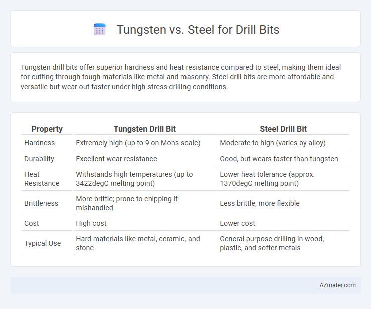 Tungsten vs. Steel for Drill Bits - What is The Difference?