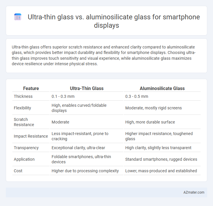 Ultra-thin glass vs. aluminosilicate glass for smartphone displays - What is The Difference?