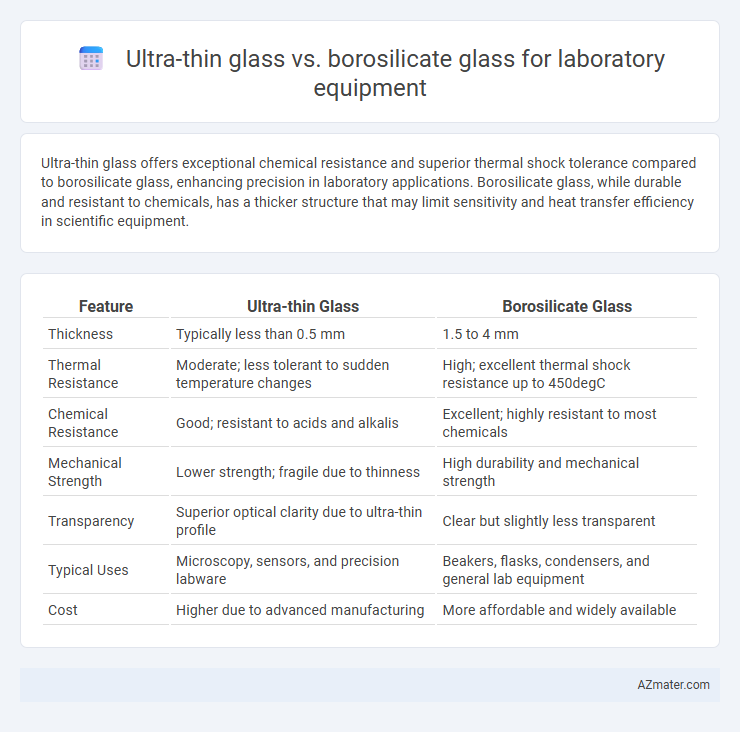 Ultra-thin glass vs. borosilicate glass for laboratory equipment - What is The Difference?