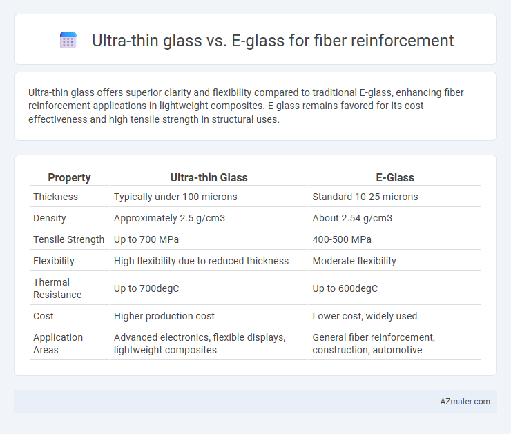 Ultra-thin glass vs. E-glass for fiber reinforcement - What is The Difference?