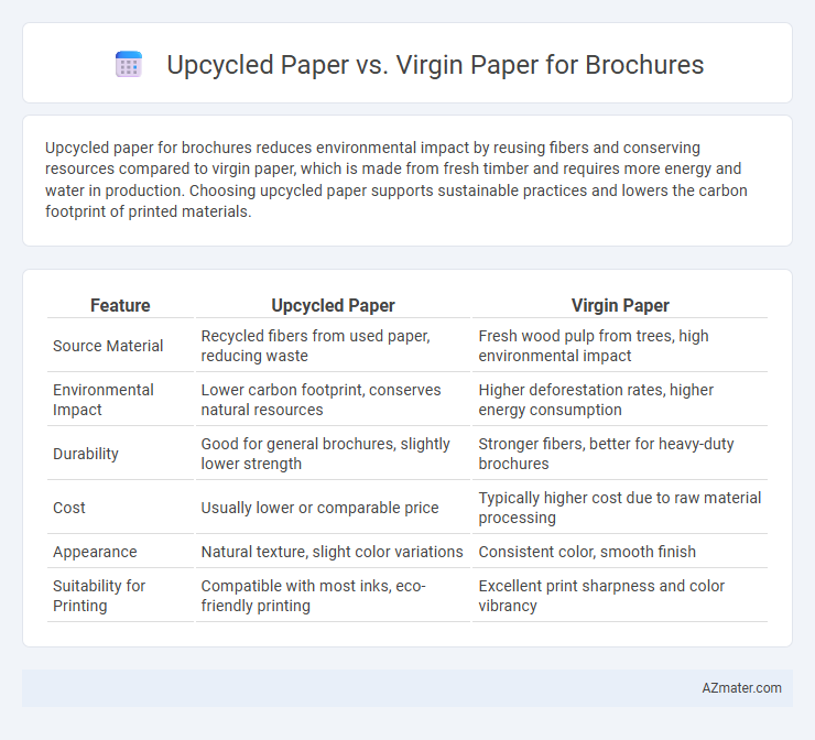Upcycled Paper vs. Virgin Paper for Brochures - What is The Difference?