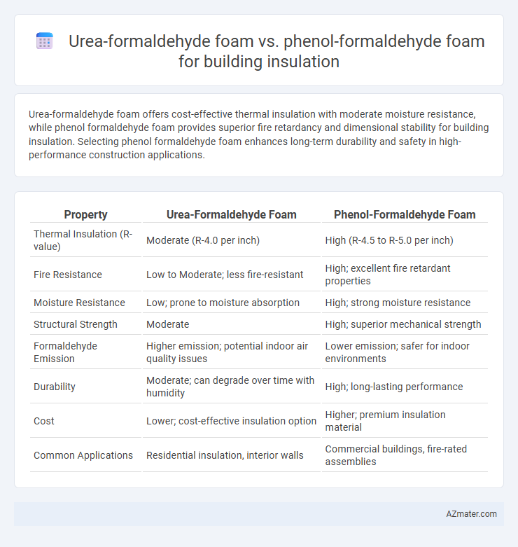 Urea-formaldehyde foam vs. phenol-formaldehyde foam for building insulation - What is The Difference?