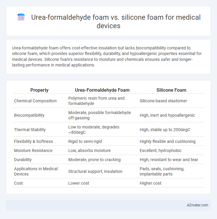Urea-formaldehyde foam vs. silicone foam for medical devices - What is The Difference?