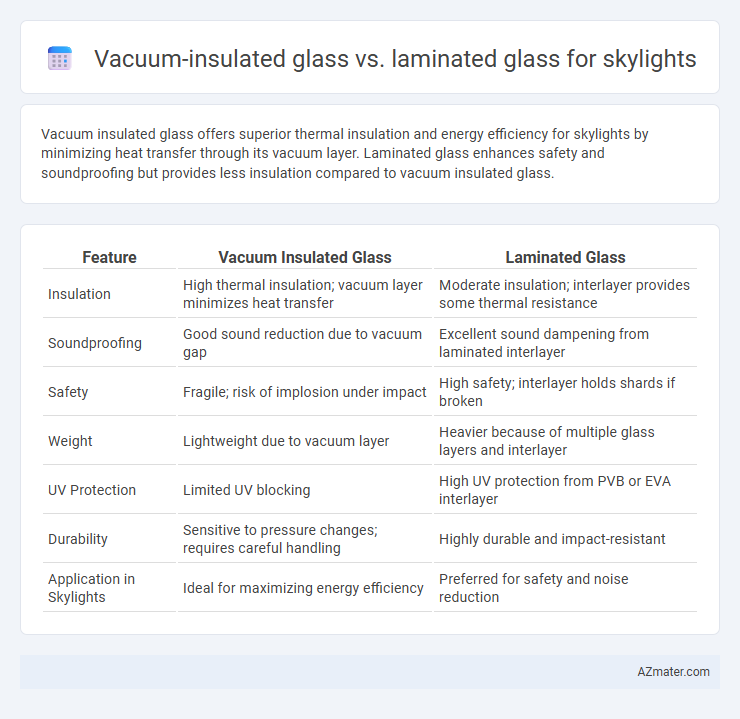 Vacuum-insulated glass vs. laminated glass for skylights - What is The Difference?