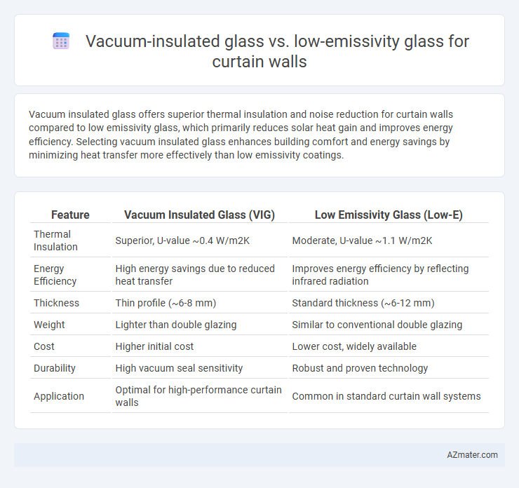 Vacuum-insulated glass vs. low-emissivity glass for curtain walls - What is The Difference?