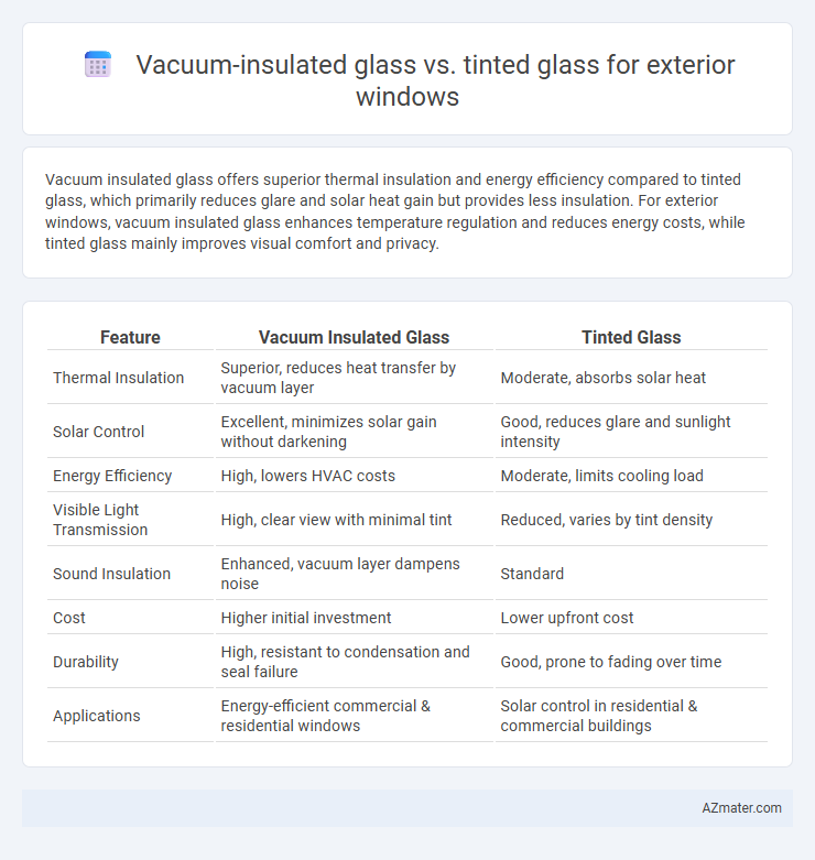 Vacuum-insulated glass vs. tinted glass for exterior windows - What is The Difference?