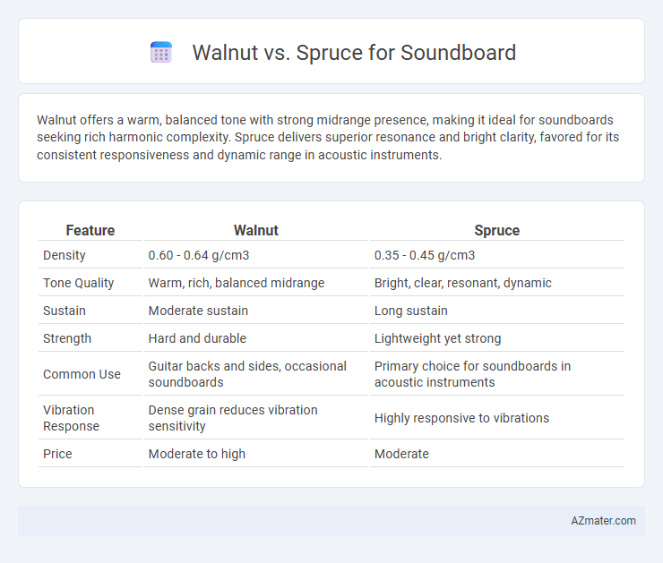 Walnut vs. Spruce for Soundboard - What is The Difference?