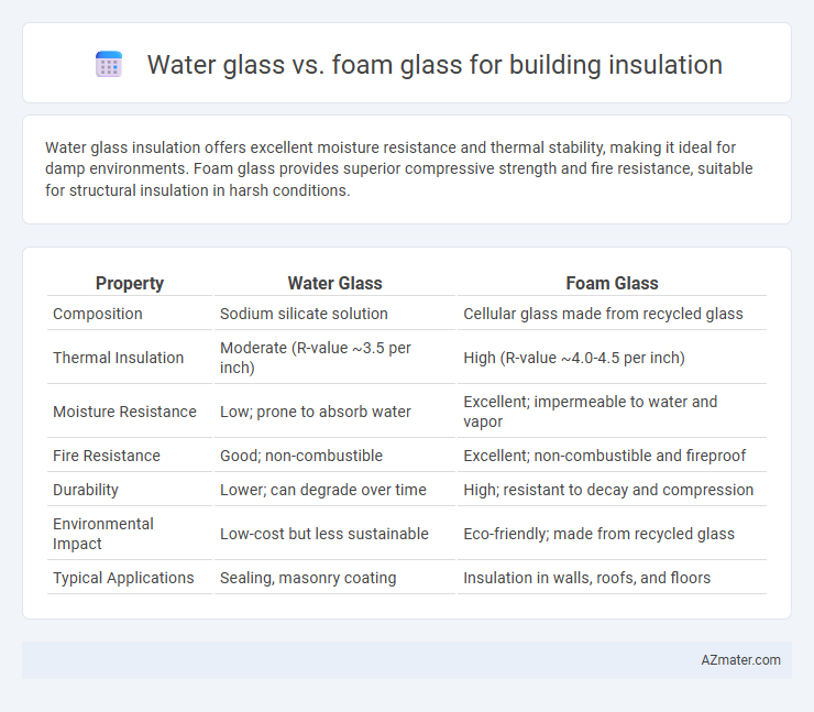 Water glass vs. foam glass for building insulation - What is The Difference?