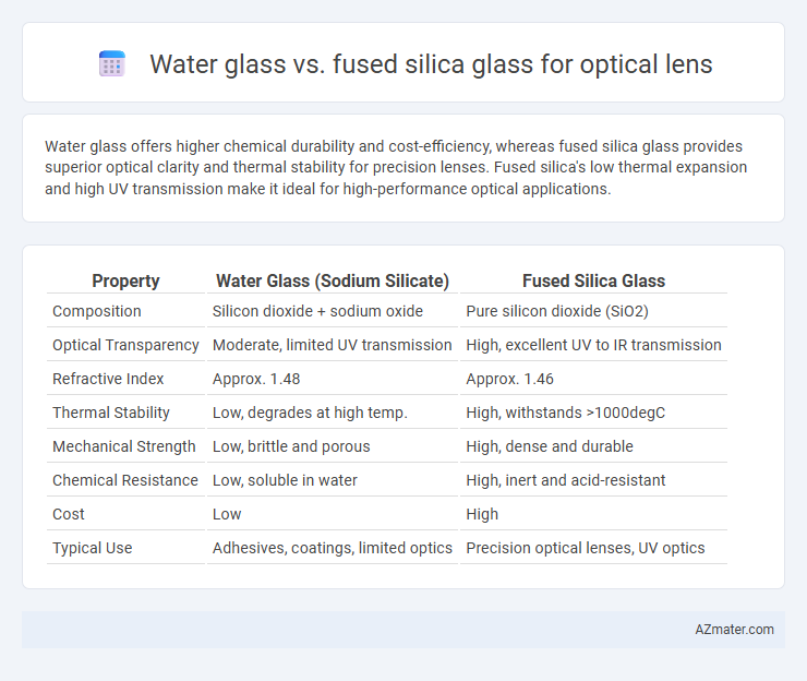 Water glass vs. fused silica glass for optical lens - What is The Difference?
