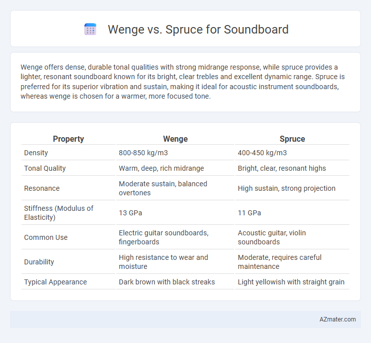 Wenge vs. Spruce for Soundboard - What is The Difference?