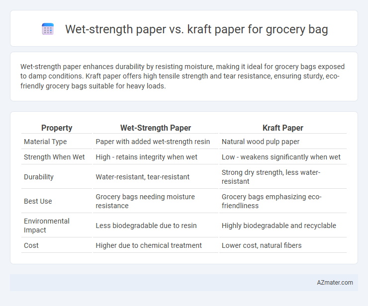 Wet-strength paper vs. kraft paper for grocery bag - What is The Difference?