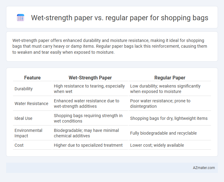 Wet-strength paper vs. regular paper for shopping bags - What is The Difference?
