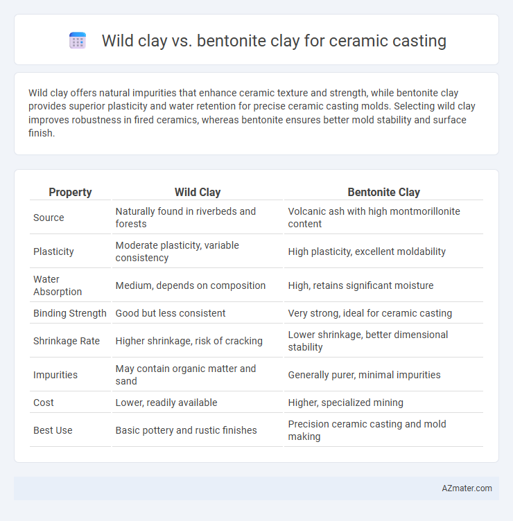 Wild clay vs. bentonite clay for ceramic casting - What is The Difference?