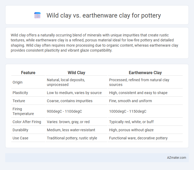 Wild clay vs. earthenware clay for pottery - What is The Difference?