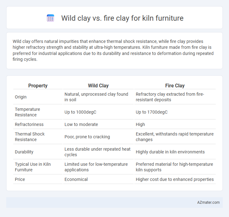 Wild clay vs. fire clay for kiln furniture - What is The Difference?