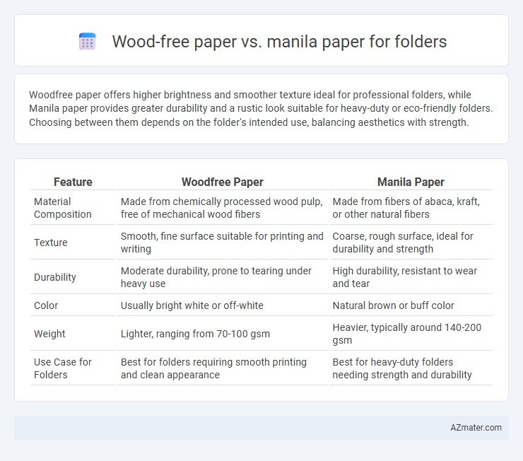 Wood-free paper vs. manila paper for folders - What is The Difference?