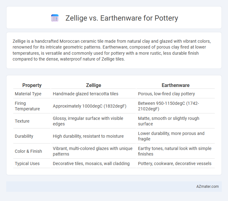 Zellige vs. Earthenware for Pottery - What is The Difference?