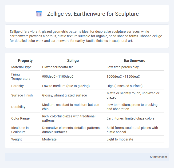 Zellige vs. Earthenware for Sculpture - What is The Difference?