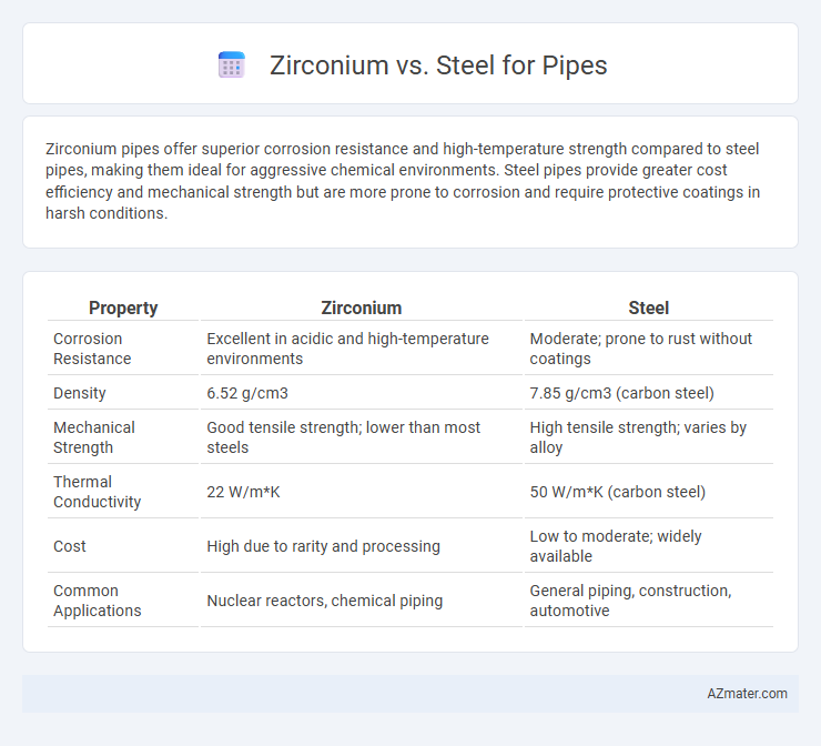 Zirconium vs. Steel for Pipes - What is The Difference?