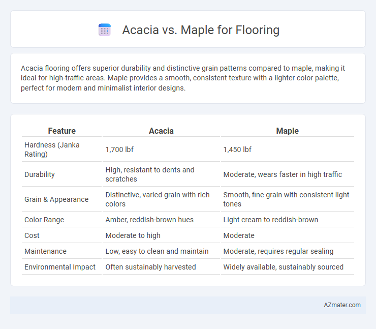 Acacia vs. Maple for Flooring - What is The Difference?