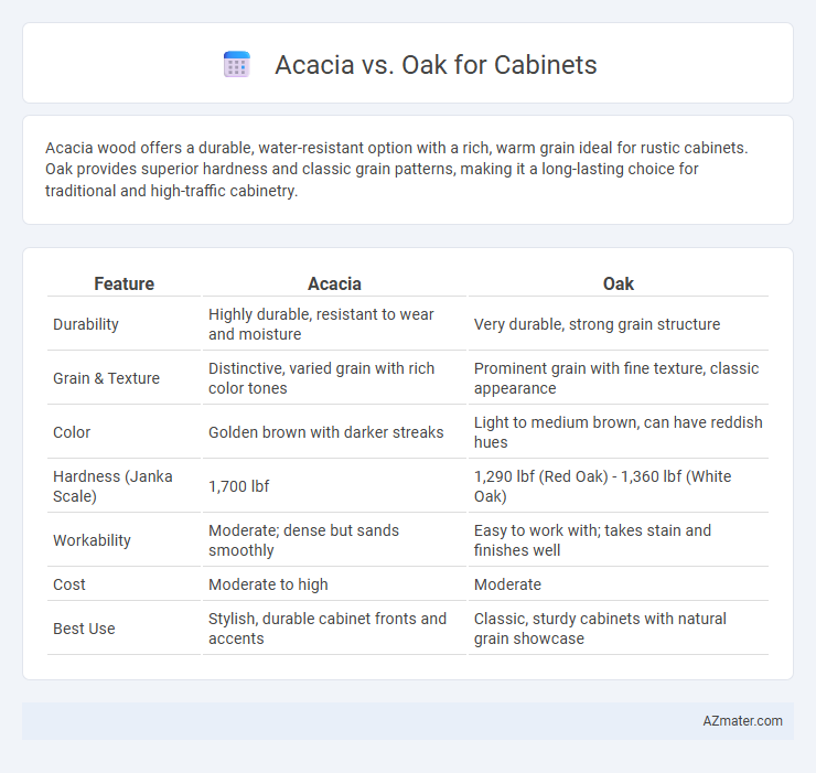 Acacia vs. Oak for Cabinets - What is The Difference?