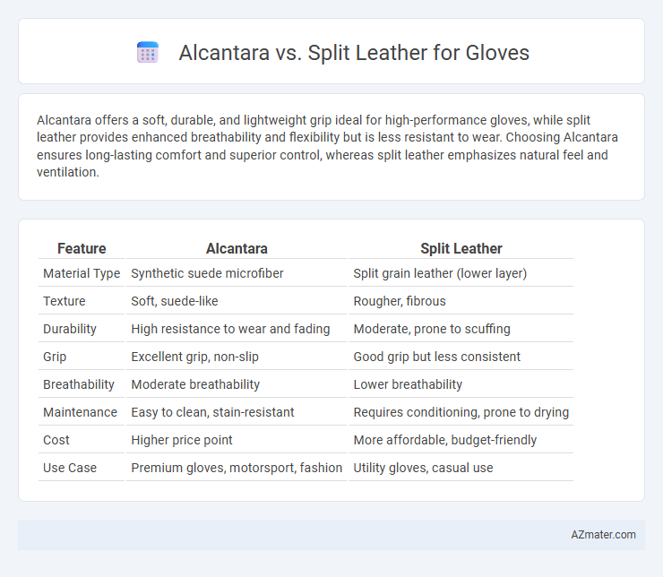 Alcantara vs. Split Leather for Gloves - What is The Difference?